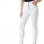 Women's White Skinny Fit